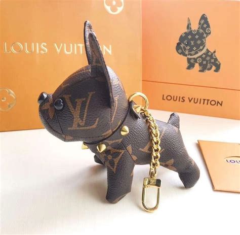 louis vuitton bag charm dog|authentic louis vuitton key pouch.